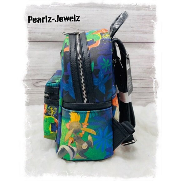 Loungefly  Disney Peter Pan Scened Tropical Lost Boys Wendy Mini Backpack NWT main image 5